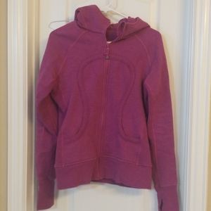 Lululemon magenta scuba hoodie